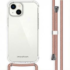 imoshion Coque avec dragonne Apple iPhone 14 - Rose Doré