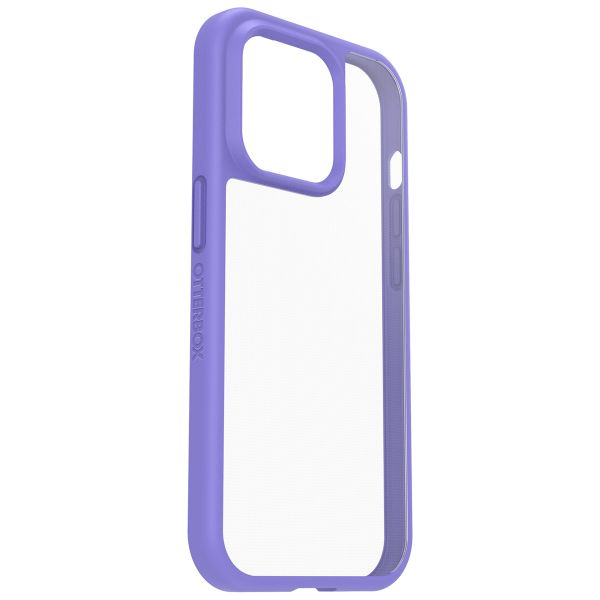 OtterBox Coque arrière React iPhone 14 Pro - Transparent / Violet