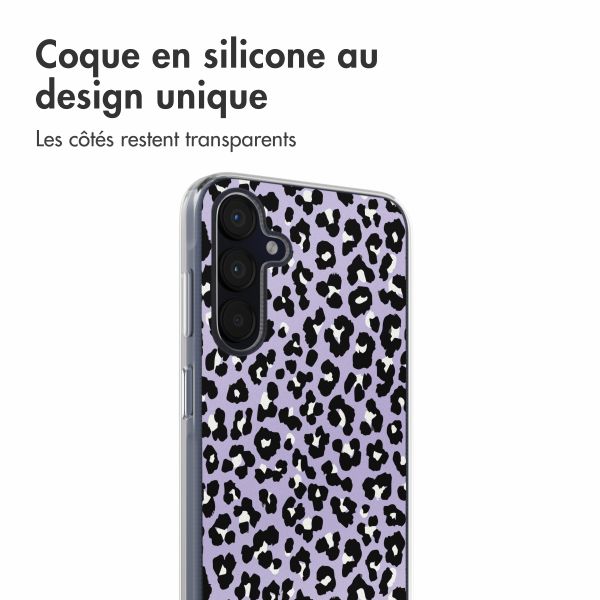 imoshion Coque Design Samsung Galaxy A35 - Leopard Lilac