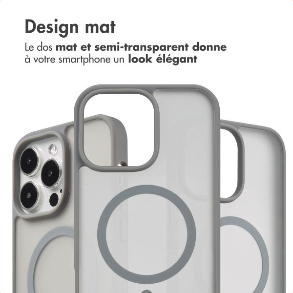 imoshion Coque Color Guard avec MagSafe iPhone 14 Pro Max - Gris