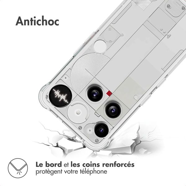 imoshion Shockproof Case Nothing Phone (3) - Transparent