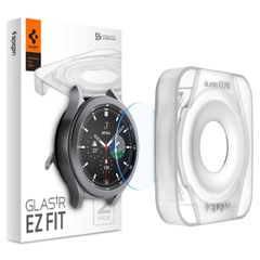 Spigen Protection d'écran EZ FIT Glas.tR avec applicateur Samsung Galaxy Watch 4 Classic - 42 mm - Transparent