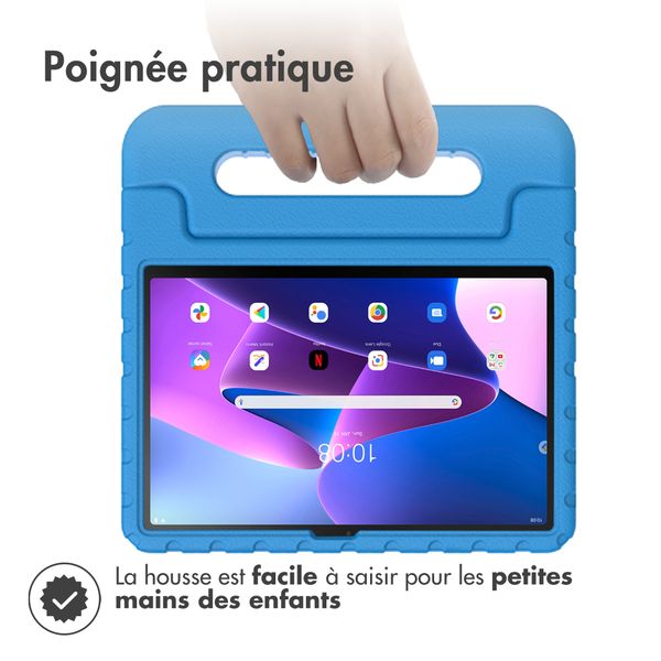 imoshion Coque kidsproof avec poignée Lenovo Tab M10 (3rd gen) - Bleu