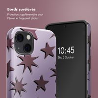 Selencia Coque arrière Vivid avec MagSafe Apple iPhone 13 - Stars Plum Lilac