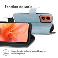 imoshion Étui de télephone portefeuille Motorola Moto G04 / G24 - Bleu clair