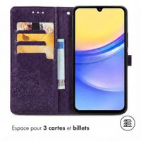imoshion Etui de télephone Mandala Samsung Galaxy A15 (5G/4G) - Violet