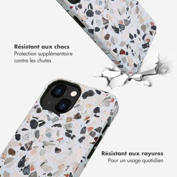 Selencia Coque arrière Vivid Apple iPhone 13 - Chic Terazzo