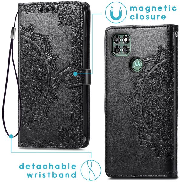 imoshion Etui de téléphone portefeuille Mandala Moto G9 Power