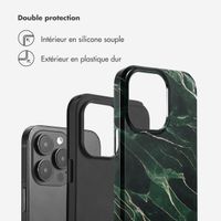 Selencia Coque arrière Vivid Apple iPhone 14 Pro Max - Chic Marble Quartz