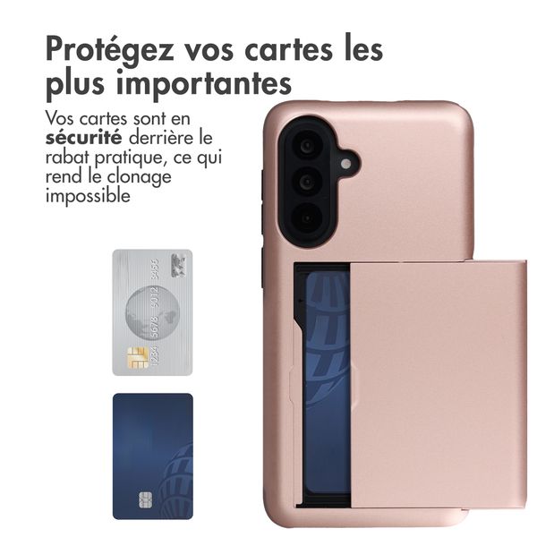 imoshion Coque arrière avec porte-cartes Samsung Galaxy A37 (5G) - Rose Gold