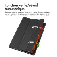 imoshion Coque tablette Trifold Lenovo Tab K11 Plus - Noir