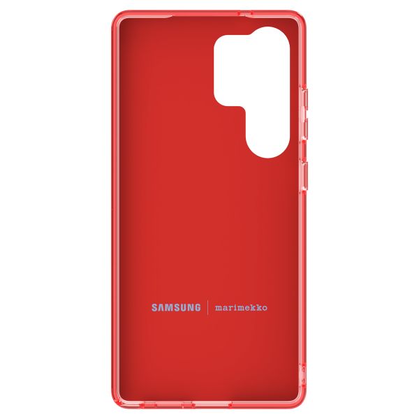 Samsung Coque Unikko Hybrid Marimekko Samsung Galaxy S25 Ultra - Rouge