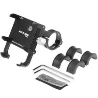 GUB Support de téléphone pour vélo et moto Pro 3 - Réglable - Universel - Aluminium - Noir