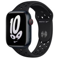 Apple Nike Sport Band Apple Watch Series 1-10 / SE / Ultra (2) - 42/44/45/46/49 mm - Noir