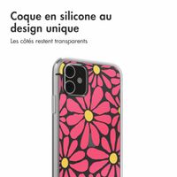 imoshion Coque design pour iPhone 11 - Dusty Rose Flowers Connect