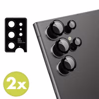imoshion Lot de 2 protections d'objectif de caméra Samsung Galaxy S24 Ultra - Noir