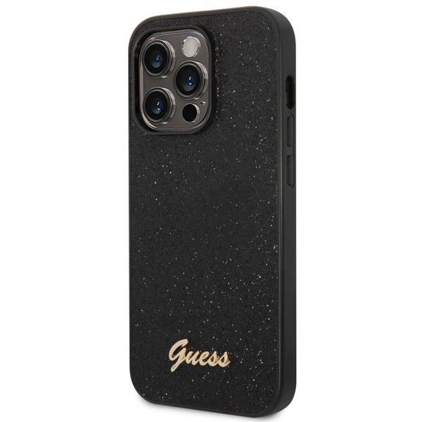 Guess Coque Glitter Flakes Apple iPhone 14 Pro - Noir