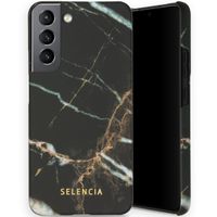 Selencia Coque Maya Fashion Samsung Galaxy S22 Plus - Marble Black