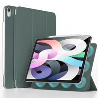 imoshion Magnetic etui de téléphone portefeuille iPad Air 13 pouces (2024) M2 - Vert foncé