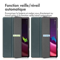 imoshion Coque tablette Trifold Lenovo Tab P11 (2nd gen) - Vert foncé