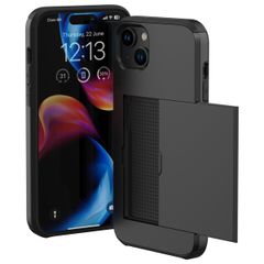 imoshion Coque arrière avec porte-cartes Apple iPhone 15 Plus - Noir