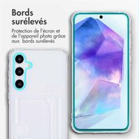 imoshion Coque silicone avec porte-cartes Samsung Galaxy A55 - Transparent