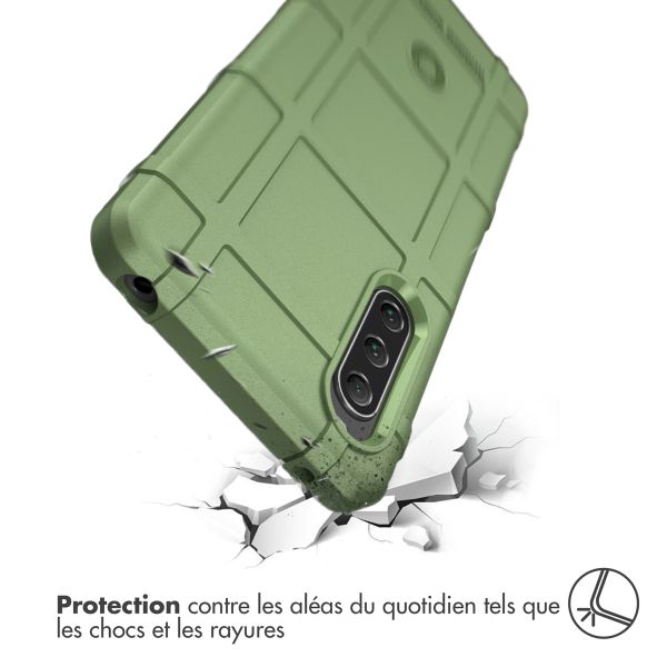 imoshion Coque Rugged Shield Sony Xperia 10 V - Vert foncé