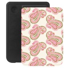 Selencia Étui de liseuse portefeuille Vivid Kobo Clara Colour / Clara BW - Paisley Blush