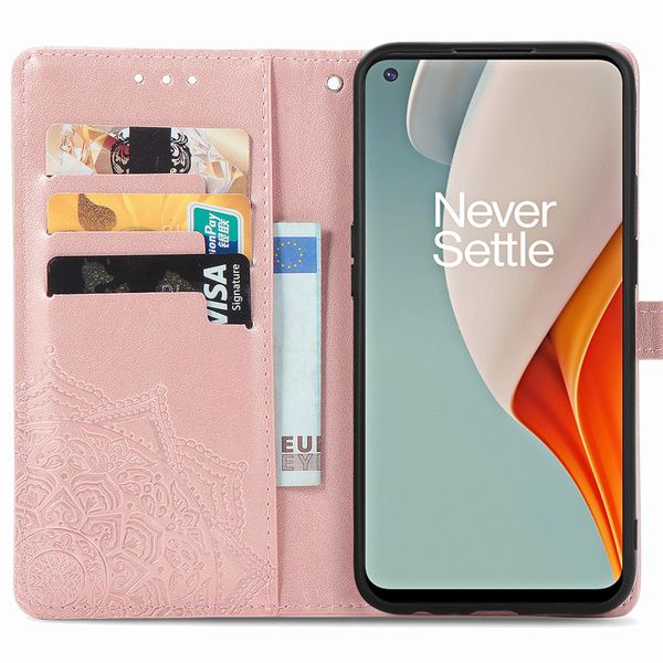 imoshion Etui de téléphone portefeuille Mandala OnePlus Nord N100