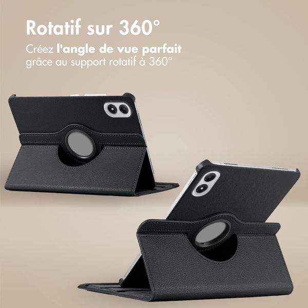 imoshion Coque tablette rotatif à 360° Xiaomi Redmi Pad 2 Pro - Noir