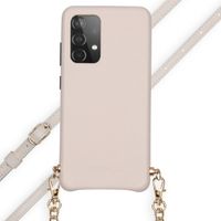 Selencia Coque Serpent avec corde Samsung Galaxy A52(s) (5G/4G) - Blanc