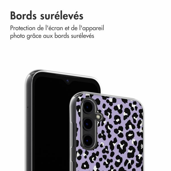 imoshion Coque Design Samsung Galaxy A15 (5G) - Leopard Lilac