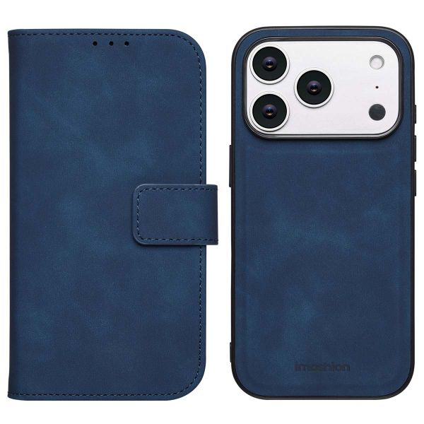 imoshion Etui de télephone luxe 2-en-1 amovible Apple iPhone 17 Pro - Bleu
