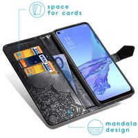 imoshion Etui de télephone Mandala Oppo A53 / Oppo A53s - Noir