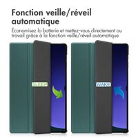 imoshion Coque tablette Trifold Samsung Galaxy Tab S9 11.0 pouces - Vert foncé