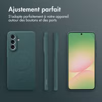 imoshion Coque Couleur avec MagSafe Samsung Galaxy A56 - Vert foncé
