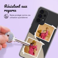 Coque personnalisée avec pellicule N°2 Samsung Galaxy A53 - Transparent