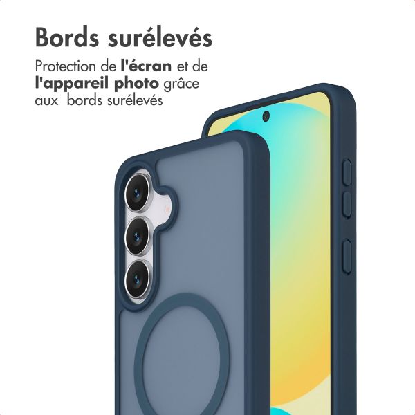 imoshion Coque Color Guard avec MagSafe Samsung Galaxy S25 FE - Bleu foncé