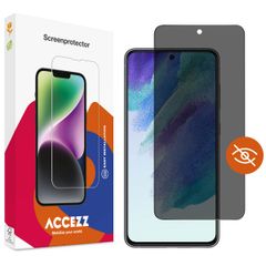 Accezz Protection d'écran en verre trempé Privacy Samsung Galaxy S21 FE