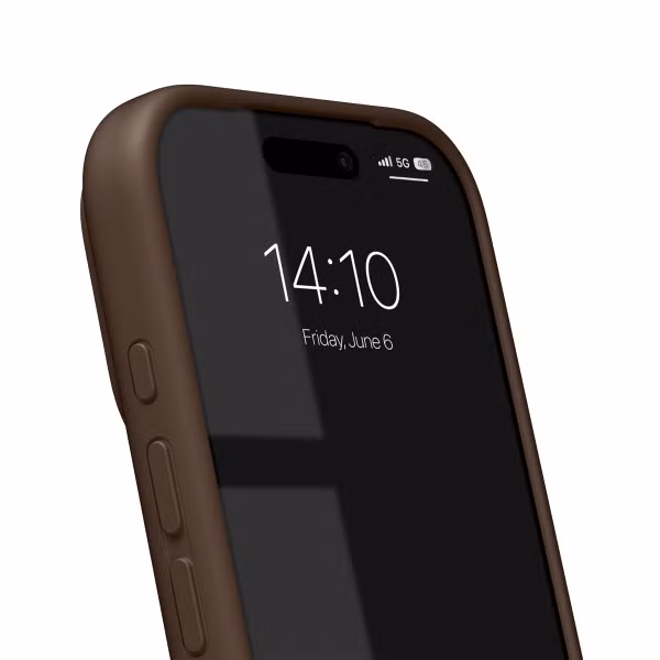 iDeal of Sweden Coque en silicone avec MagSafe Apple iPhone 17 Pro - Mocha Mousse