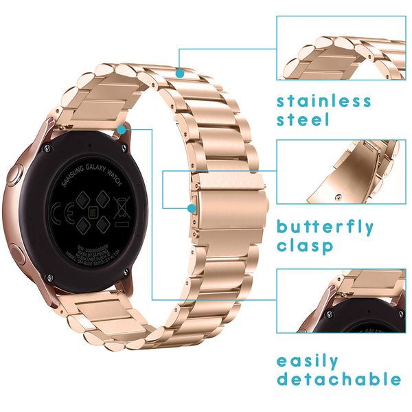 imoshion Bracelet en acier Galaxy Watch 40/42mm / Active 2 42/44mm