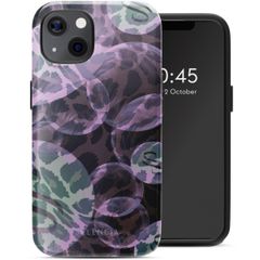 Selencia Coque arrière Vivid avec MagSafe Apple iPhone 13 - Leo Bubble Green