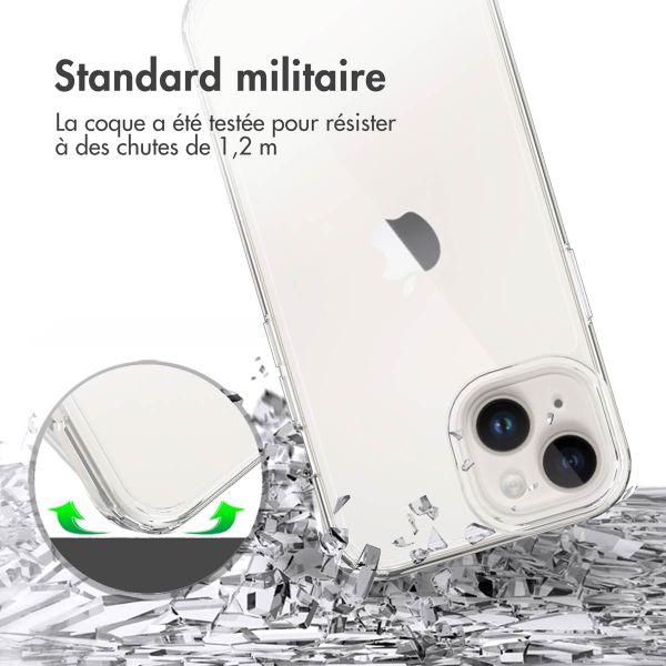 Accezz Coque Xtreme Impact Apple iPhone 15 - Transparent