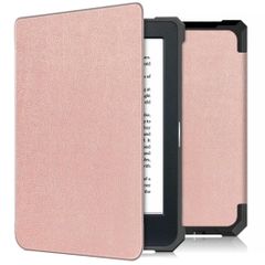 imoshion Étui de liseuse portefeuille Slim Soft Kobo Nia - Rose Doré