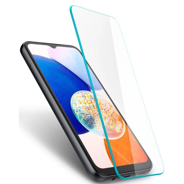 Spigen Protection d'écran en verre trempé GLAStR Slim 2-pack Samsung Galaxy A14 (5G/4G)
