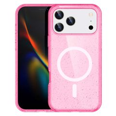 imoshion Coque Pailletée avec MagSafe Apple iPhone 17 Pro - Rose