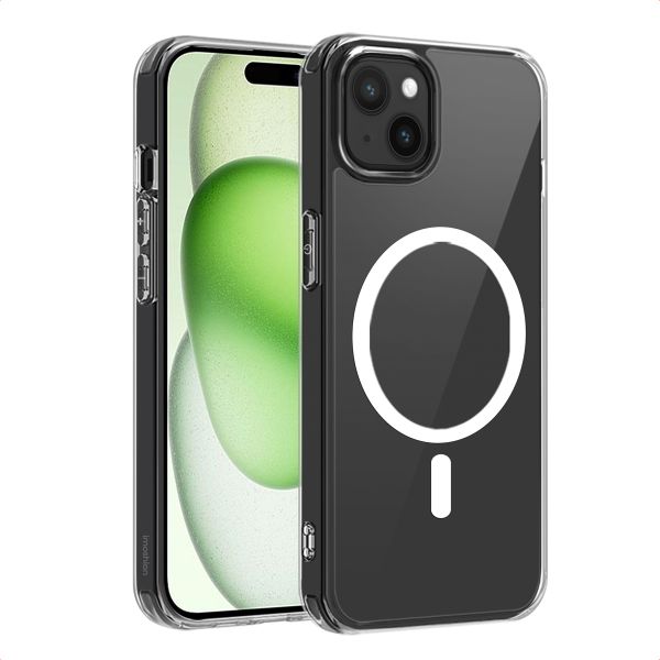 imoshion Coque arrière de protection avec MagSafe iPhone 15 Plus - Transparent