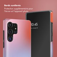 Selencia Coque arrière Vivid Samsung Galaxy S25 Ultra - Gradient Soft Blush