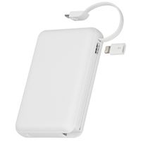 Batterie externe - 10 000 mAh - Blanc