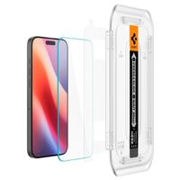 Spigen EZ Fit Glas.tR avec plateau d'installation - 1 pack Apple iPhone 16 Pro